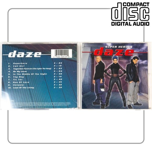 Daze - Super Heroes 1997 - Music CD - Picture 2 of 2